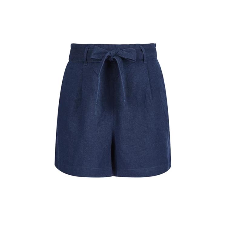 женске кратке ланене гаћице (6) wide leg linen shorts women (6)